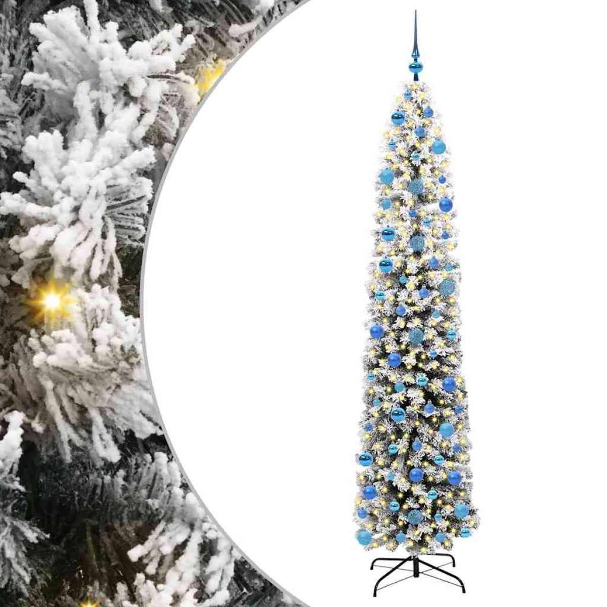 vidaXL Τεχνητό Χριστουγεννιάτικο Δέντρο με 300 LED Πράσινο 240 cm