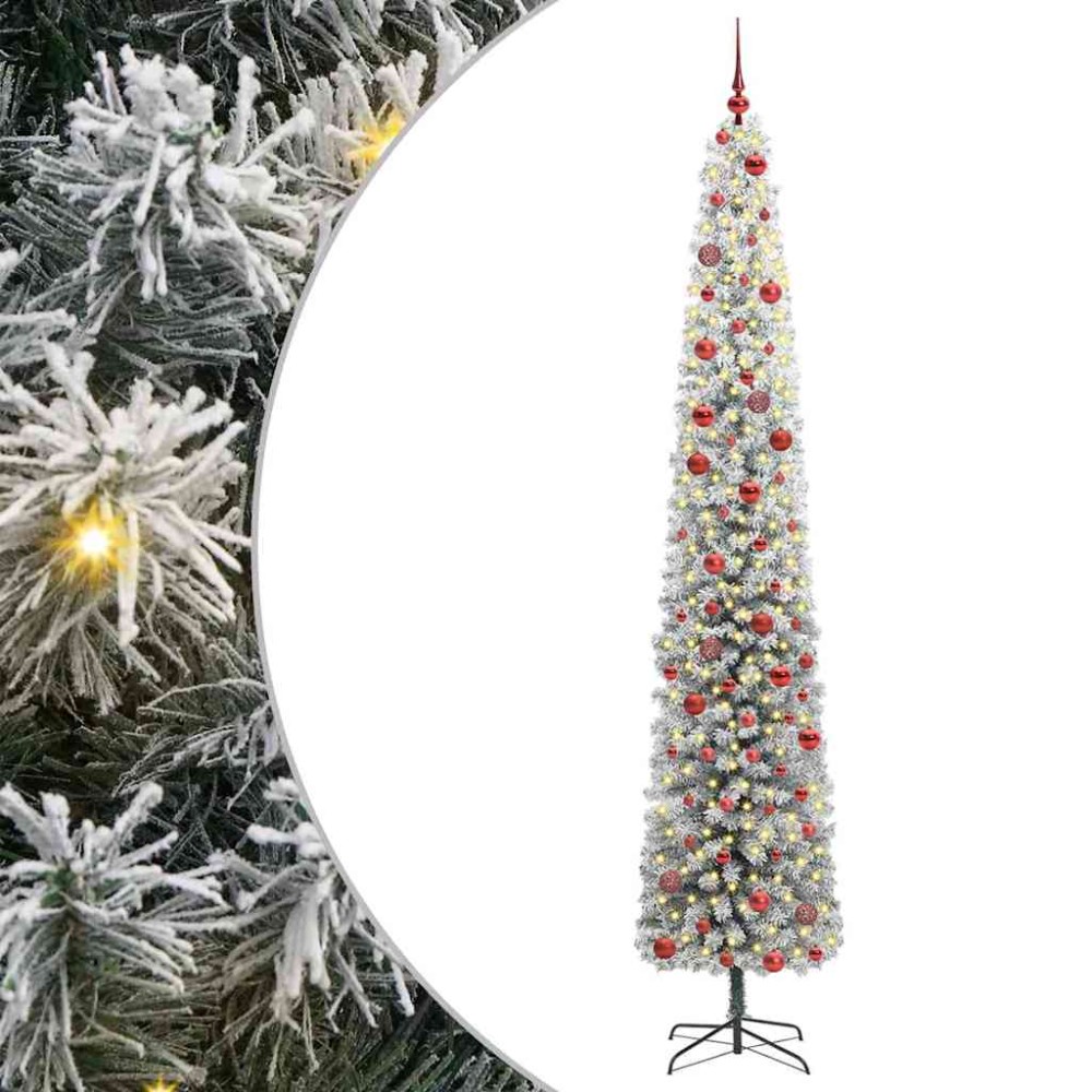 vidaXL Τεχνητό Χριστουγεννιάτικο Δέντρο με 300 LED Πράσινο 270 cm
