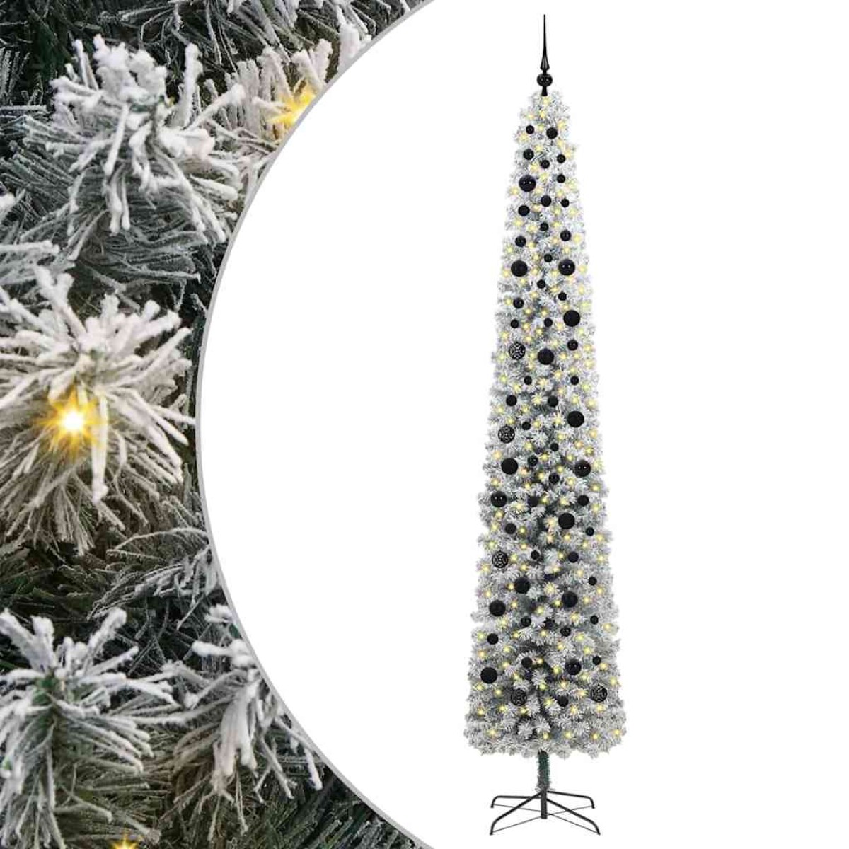vidaXL Τεχνητό Χριστουγεννιάτικο Δέντρο με 300 LED Πράσινο 270 cm