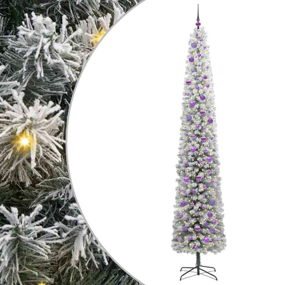vidaXL Τεχνητό Χριστουγεννιάτικο Δέντρο με 300 LED Πράσινο 270 cm