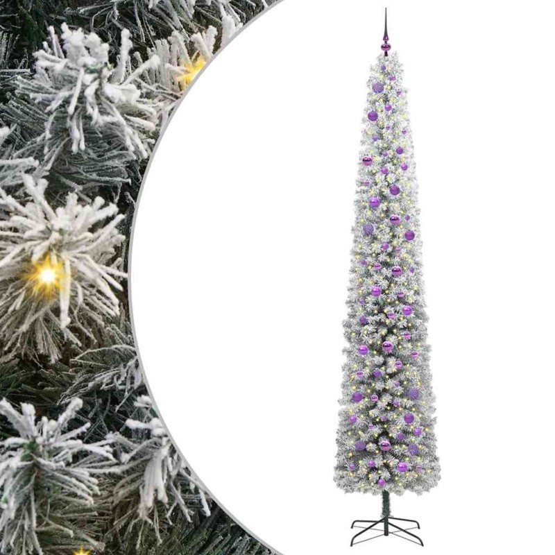 vidaXL Τεχνητό Χριστουγεννιάτικο Δέντρο με 300 LED Πράσινο 270 cm