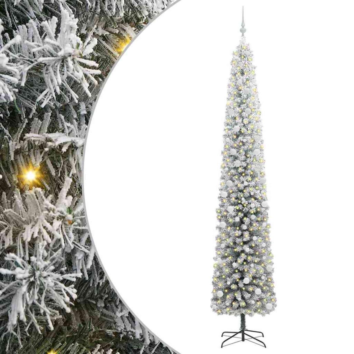 vidaXL Τεχνητό Χριστουγεννιάτικο Δέντρο με 300 LED Πράσινο 300 cm