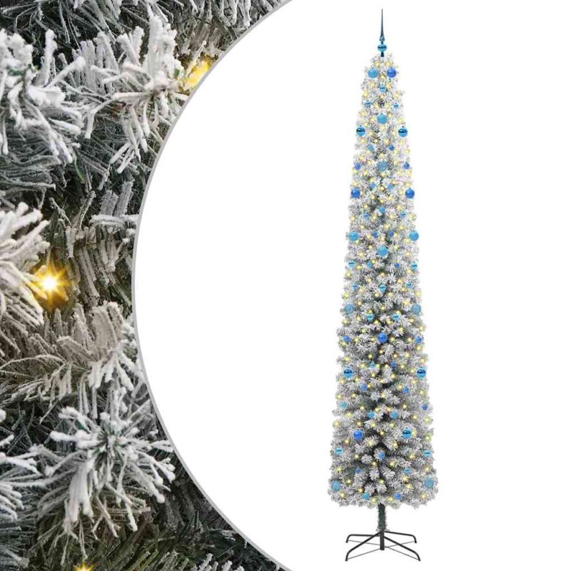 vidaXL Τεχνητό Χριστουγεννιάτικο Δέντρο με 300 LED Πράσινο 300 cm