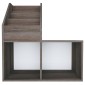 vidaXL Παιδική Ραφιέρα Περ. Γκρι/Sonoma Δρυς 71x30x78,5 εκ Μοριοσανίδα