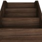 vidaXL Παιδική Ραφιέρα Περιοδ. Καπνιστή Δρυς 71x30x78,5εκ Μοριοσανίδα