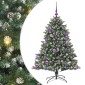 vidaXL Τεχνητό Χριστουγεννιάτικο Δέντρο με 150 LED Πράσινο 120 cm