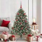 vidaXL Τεχνητό Χριστουγεννιάτικο Δέντρο με 150 LED Πράσινο 150 cm