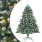 vidaXL Τεχνητό Χριστουγεννιάτικο Δέντρο με 300 LED Πράσινο 210 cm