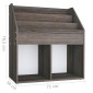 vidaXL Παιδική Ραφιέρα Περ. Γκρι/Sonoma Δρυς 71x30x78,5 εκ Μοριοσανίδα