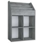 vidaXL Παιδική Ραφιέρα Περιοδικών Γκρι Σκυρ. 71x30x114 εκ. Μοριοσανίδα