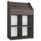 vidaXL Παιδική Ραφιέρα Περ. Γκρι/Sonoma Δρυς 71x30x114εκ Μοριοσανίδα