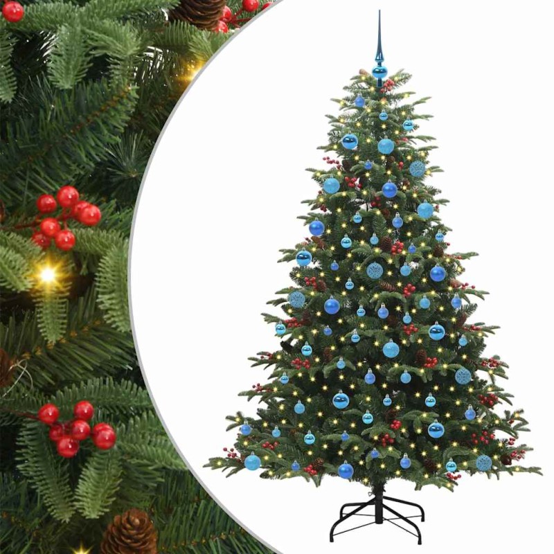 vidaXL Τεχνητό Χριστουγεννιάτικο Δέντρο με 300 LED Πράσινο 180 cm