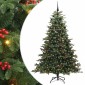 vidaXL Τεχνητό Χριστουγεννιάτικο Δέντρο με 300 LED Πράσινο 210 cm