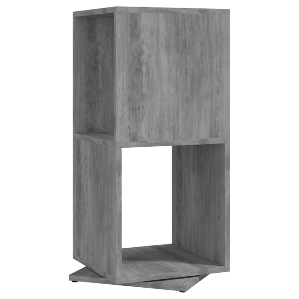 vidaXL Ντουλάπι Περιστρ. Γκρι Σκυρ. 34,5x34,5x75,5 εκ. Επεξ. Ξύλο
