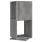 vidaXL Ντουλάπι Περιστρ. Γκρι Σκυρ. 34,5x34,5x75,5 εκ. Μοριοσανίδα