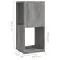 vidaXL Ντουλάπι Περιστρ. Γκρι Σκυρ. 34,5x34,5x75,5 εκ. Μοριοσανίδα