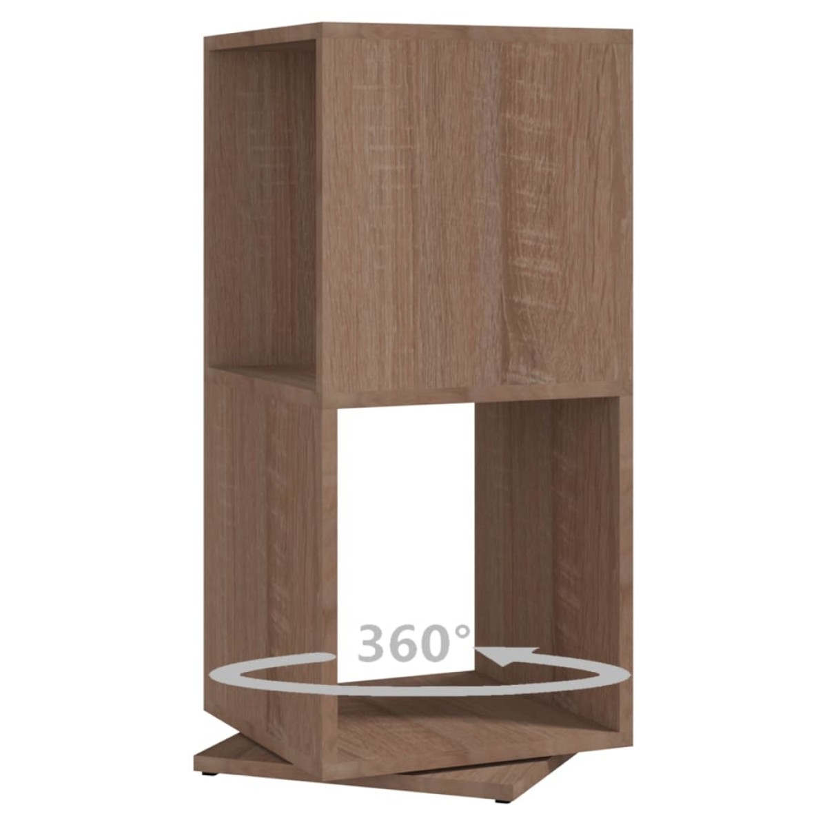 vidaXL Ντουλάπι Περιστρ. Sonoma Δρυς 34,5x34,5x75,5 εκ. Μοριοσανίδα