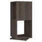 vidaXL Ντουλάπι Περιστ. Γκρι/Sonoma Δρυς 34,5x34,5x75,5εκ Μοριοσανίδα