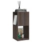 vidaXL Ντουλάπι Περιστ. Γκρι/Sonoma Δρυς 34,5x34,5x75,5εκ Μοριοσανίδα