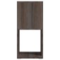 vidaXL Ντουλάπι Περιστ. Γκρι/Sonoma Δρυς 34,5x34,5x75,5εκ Μοριοσανίδα