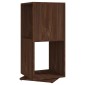 vidaXL Ντουλάπι Περιστρ. Καφέ Δρυς 34,5x34,5x75,5 εκ. Μοριοσανίδα