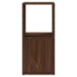 vidaXL Ντουλάπι Περιστρ. Καφέ Δρυς 34,5x34,5x75,5 εκ. Μοριοσανίδα