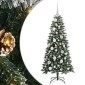 vidaXL Τεχνητό Χριστουγεννιάτικο Δέντρο με 150 LED Πράσινο 120 cm