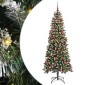 vidaXL Τεχνητό Χριστουγεννιάτικο Δέντρο με 300 LED Πράσινο 180 cm
