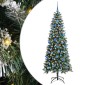 vidaXL Τεχνητό Χριστουγεννιάτικο Δέντρο με 300 LED Πράσινο 180 cm