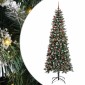 vidaXL Τεχνητό Χριστουγεννιάτικο Δέντρο με 300 LED Πράσινο 210 cm