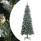 vidaXL Τεχνητό Χριστουγεννιάτικο Δέντρο με 300 LED Πράσινο 210 cm