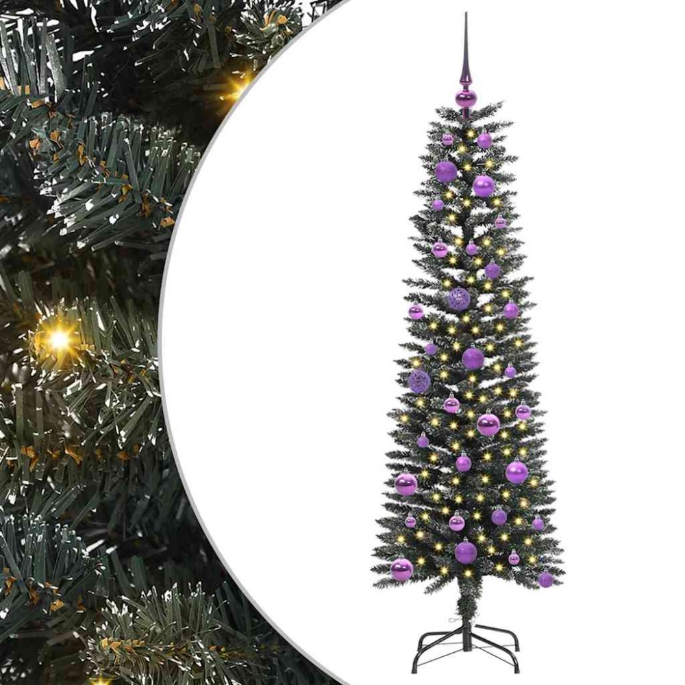vidaXL Τεχνητό Χριστουγεννιάτικο Δέντρο με 150 LED Πράσινο 150 cm