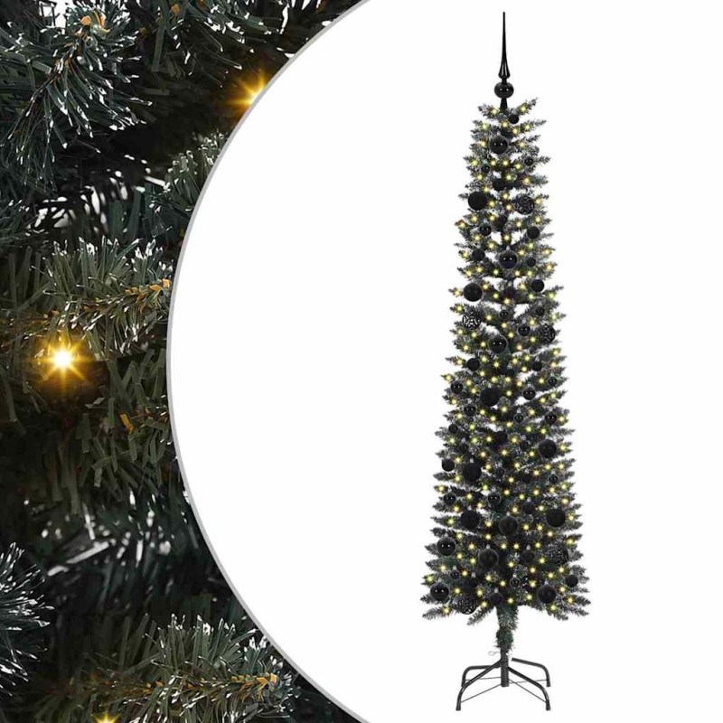 vidaXL Τεχνητό Χριστουγεννιάτικο Δέντρο με 300 LED Πράσινο 180 cm