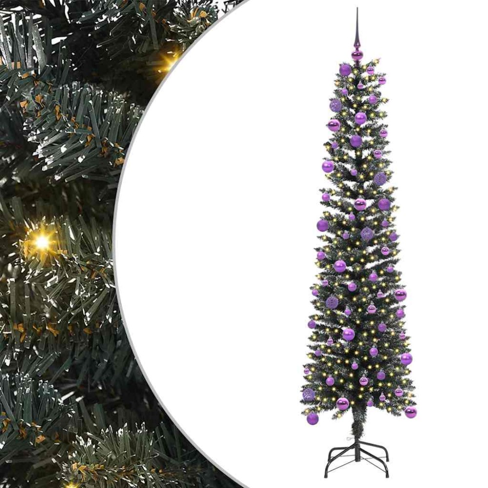 vidaXL Τεχνητό Χριστουγεννιάτικο Δέντρο με 300 LED Πράσινο 180 cm