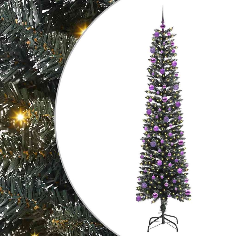 vidaXL Τεχνητό Χριστουγεννιάτικο Δέντρο με 300 LED Πράσινο 210 cm