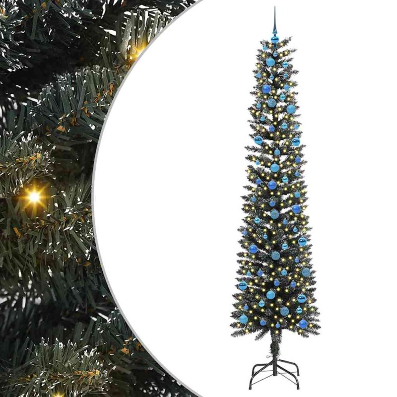 vidaXL Τεχνητό Χριστουγεννιάτικο Δέντρο με 300 LED Πράσινο 240 cm