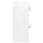 vidaXL Ντουλάπα για Σέλα Λευκό 53 x 53 x 140 εκ. Ατσάλινο