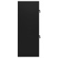 vidaXL Ντουλάπα για Σέλα Μαύρη 53 x 53 x 140 εκ. Ατσάλινη