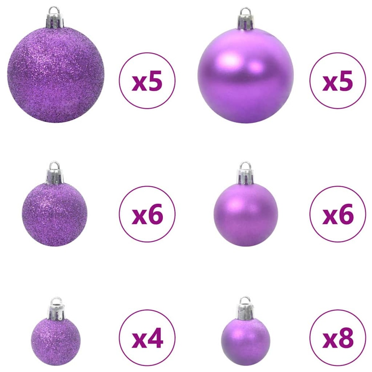 vidaXL Τεχνητό Χριστουγεννιάτικο Δέντρο Λευκό 120 cm