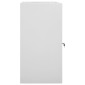 vidaXL Ντουλάπα για Σέλα Ανοιχτό Γκρι 53 x 53 x 105 εκ. Ατσάλινη