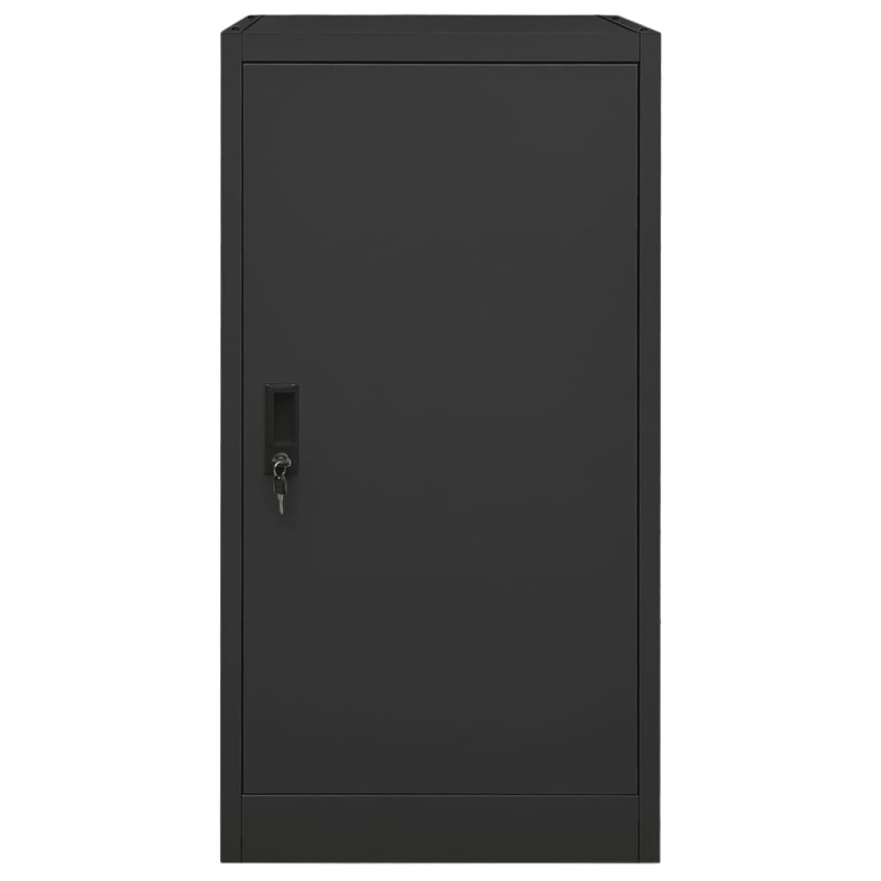 vidaXL Ντουλάπα για Σέλα Ανθρακί 53 x 53 x 105 εκ. Ατσάλινη
