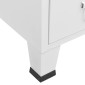 vidaXL Ντουλάπα Βιομηχανική Λευκή 67 x 35 x 107 εκ. Ατσάλινη