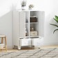vidaXL Ντουλάπα Βιομηχανική Λευκή 67 x 35 x 107 εκ. Ατσάλινη