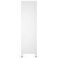 vidaXL Ντουλάπα Βιομηχανική Λευκή 90 x 50 x 180 εκ. Μεταλλική