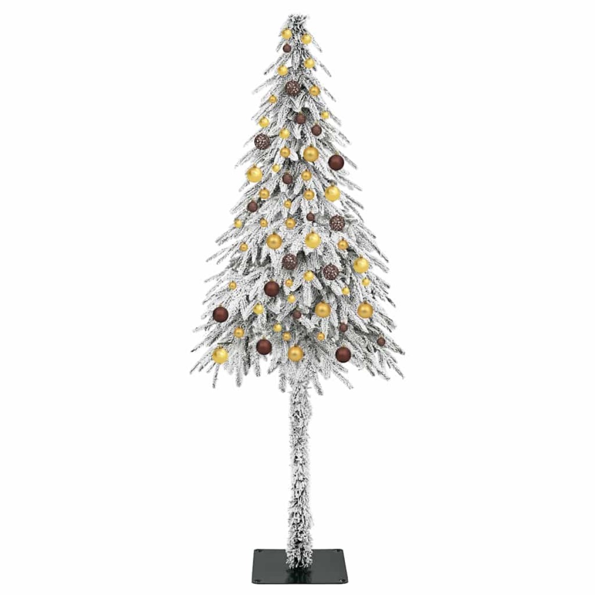 vidaXL Χριστουγεννιάτικο Δέντρο με 300 LED Λευκό 210 cm ΠΕ και Ατσάλι