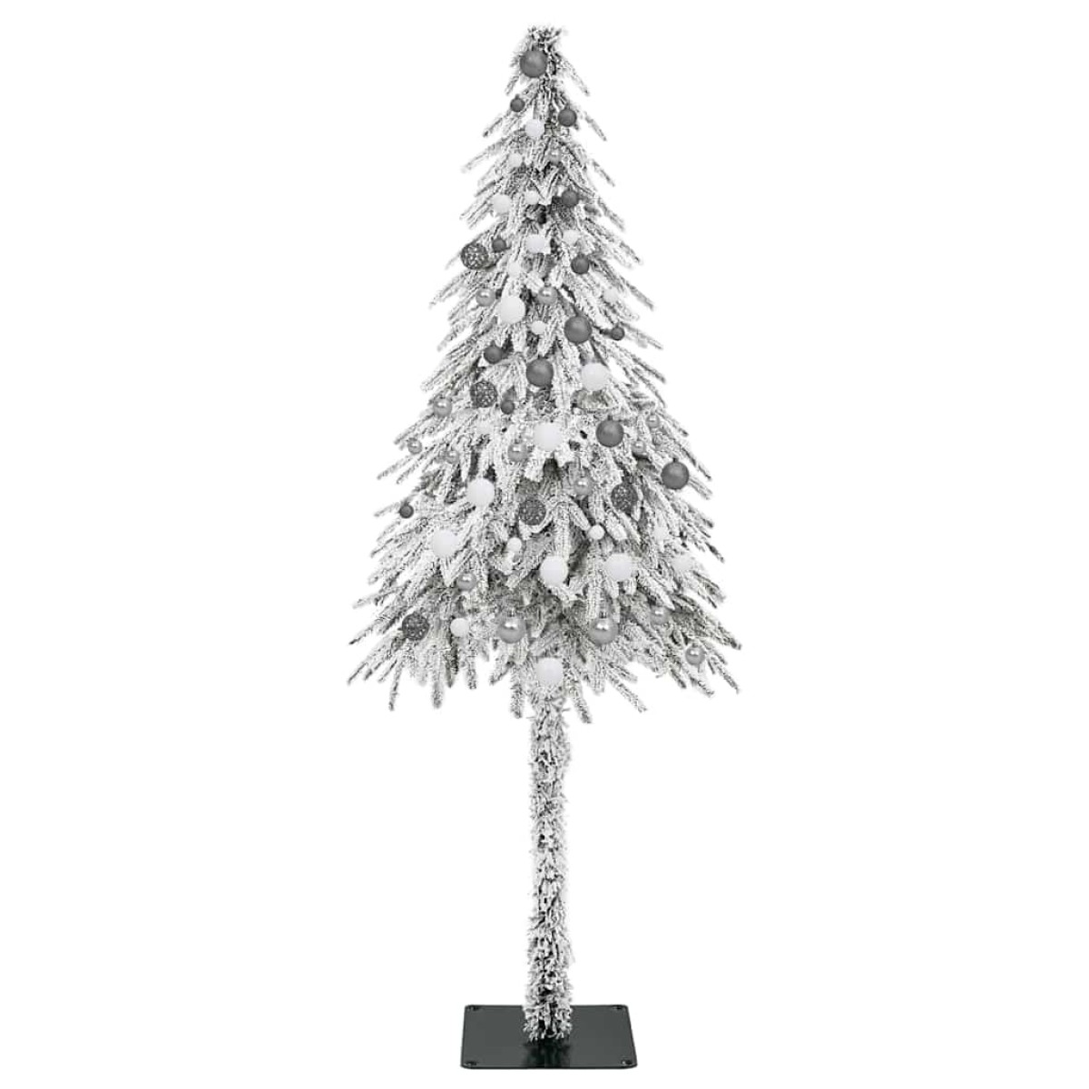 vidaXL Χριστουγεννιάτικο Δέντρο με 300 LED Λευκό 210 cm ΠΕ και Ατσάλι