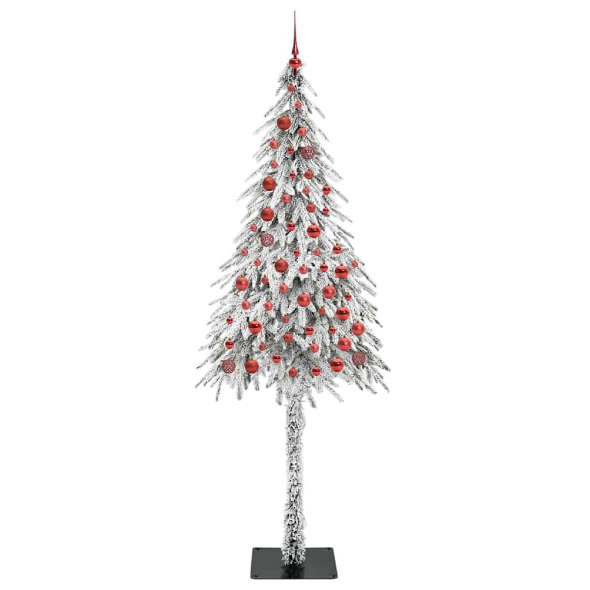 vidaXL Χριστουγεννιάτικο Δέντρο με 300 LED Λευκό 210 cm ΠΕ και Ατσάλι