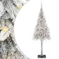 vidaXL Χριστουγεννιάτικο Δέντρο με 300 LED Λευκό 210 cm ΠΕ και Ατσάλι