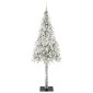 vidaXL Χριστουγεννιάτικο Δέντρο με 300 LED Λευκό 210 cm ΠΕ και Ατσάλι