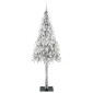 vidaXL Χριστουγεννιάτικο Δέντρο με 300 LED Λευκό 210 cm ΠΕ και Ατσάλι